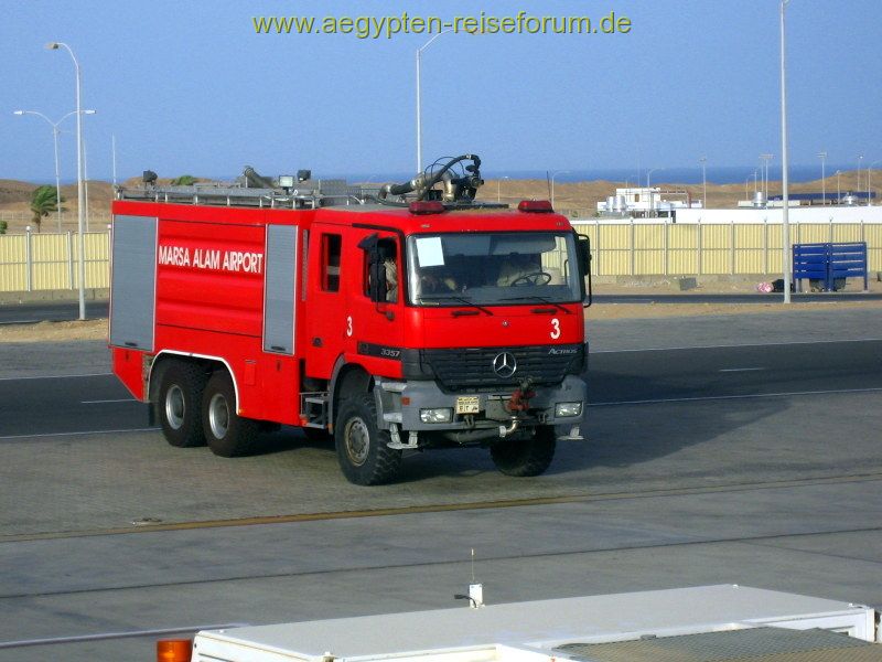 Moderne Feuerwehr am Airport Marsa Alam