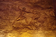 Ramses II im Tempel von Abu Simbel