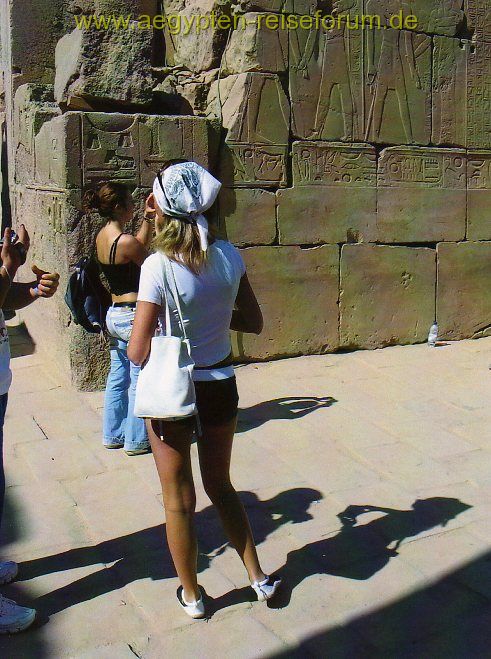 Ansichten in Karnak