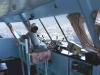 Im Cockpit von EgyptAir über den Alpen