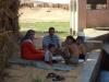Ägyptische Familie in Dachla beim Picknick