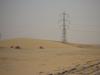 Strommast in der Wüste