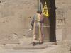 Diese Reiseleiterin in Form eines gelben Engels vom ADAC begegnete mir in Philae-Tempel