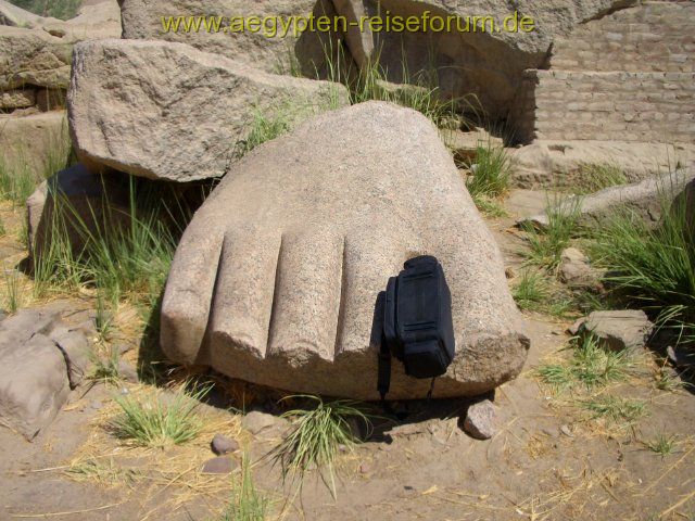 Ramesseum mit Fototasche