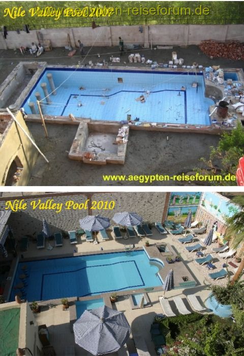 Nile Valley Pool im laufe der Zeit