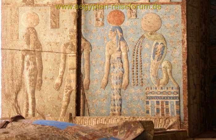 speiende Kobra in Dendera