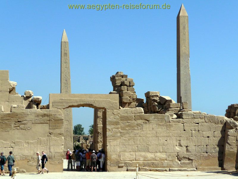 Obelisken im Karnak-Tempel