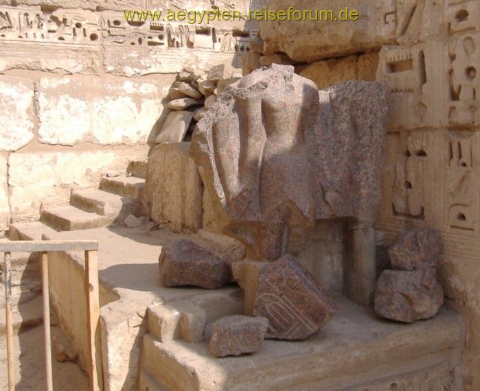 heilige Treppe in Medinet Habu