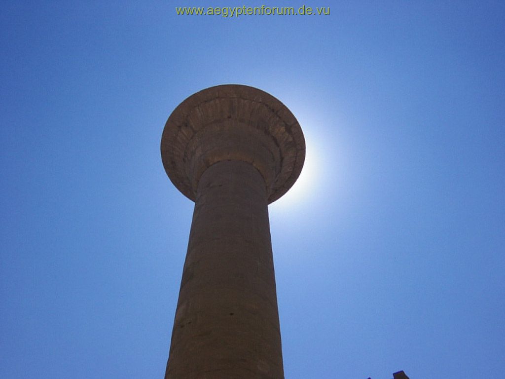 Säule im Karnak Tempel