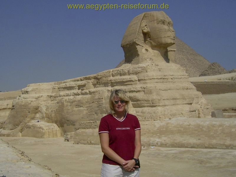 Vor der Sphinx