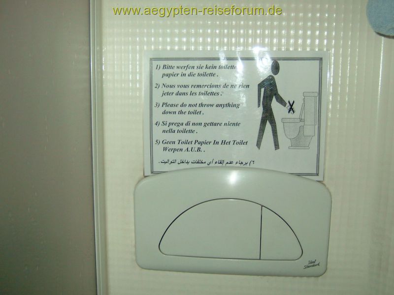 Toiletten Schild