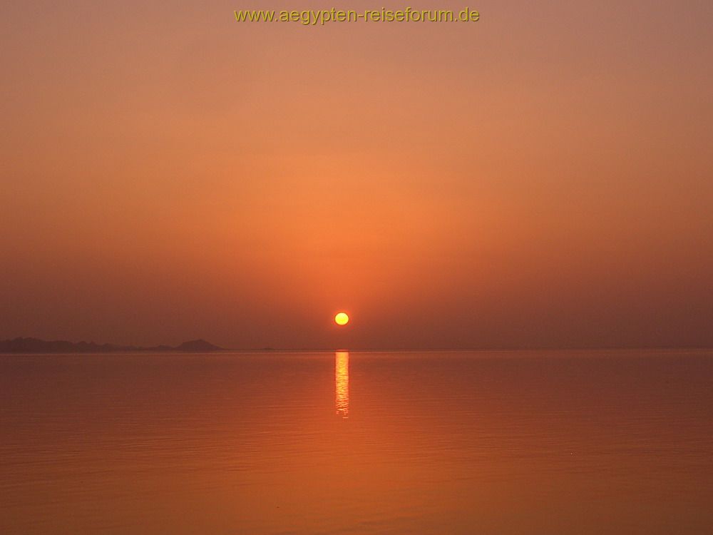 Sonnenuntergang auf dem Lake Nasser