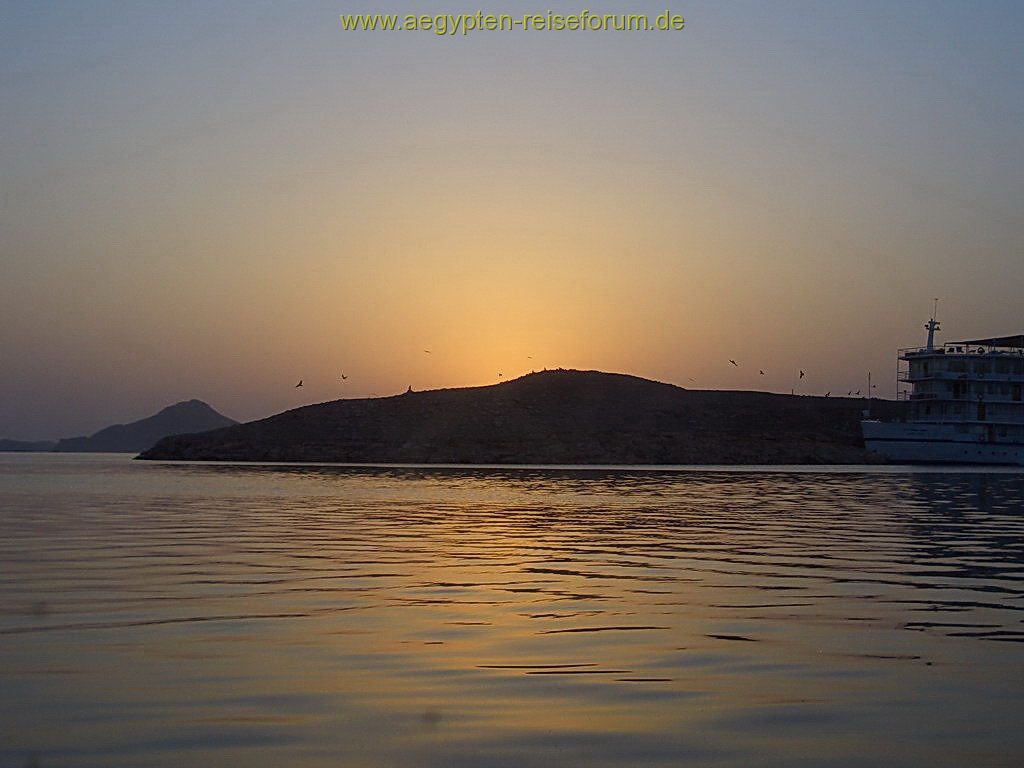 Sonnenaufgang auf dem Lake Nasser